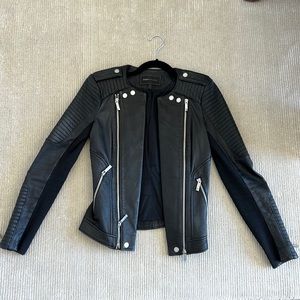 leather moto jacket